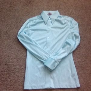 Elle's Belles Women Long Sleeves Button Down Shirt Collar